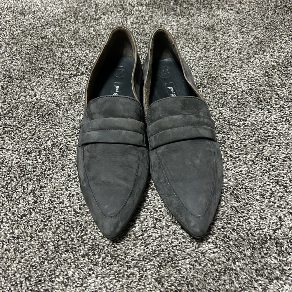 Paul Green Charcoal Slip-On Loafers